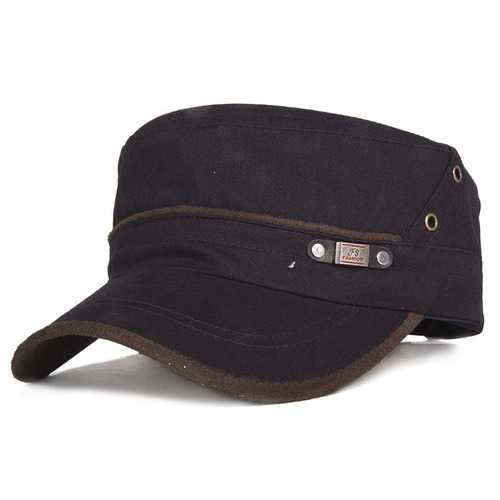 Unisex Cotton Flat Baseball Cap Ourdoot Sport Adjustable Hat