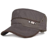 Unisex Cotton Flat Baseball Cap Ourdoot Sport Adjustable Hat