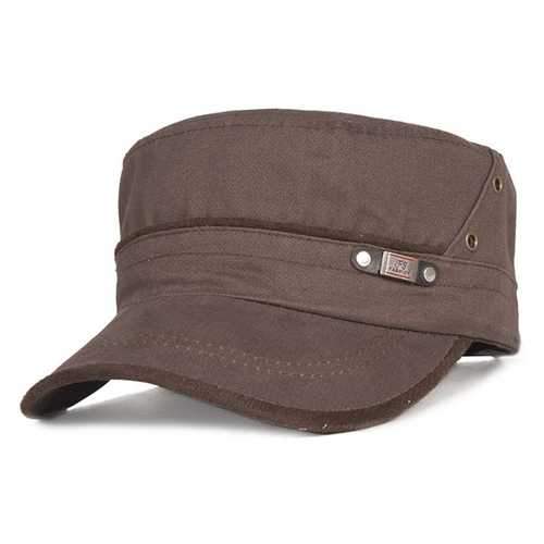 Unisex Cotton Flat Baseball Cap Ourdoot Sport Adjustable Hat