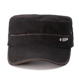 Unisex Cotton Flat Baseball Cap Ourdoot Sport Adjustable Hat