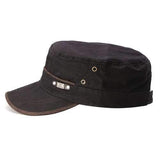 Unisex Cotton Flat Baseball Cap Ourdoot Sport Adjustable Hat