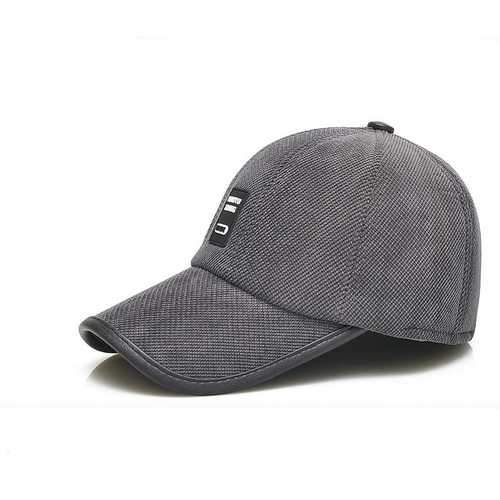 Unisex Men Women Cotton Blend Earflap Ear Muffs Baseball Cap Adjustable Golf Snapback Hat