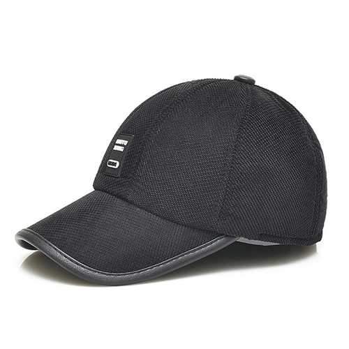 Unisex Men Women Cotton Blend Earflap Ear Muffs Baseball Cap Adjustable Golf Snapback Hat
