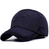 Unisex Men Women Corduroy Earflap Ear Muffs Baseball Cap Adjustable Blank Golf Outdoor Hat