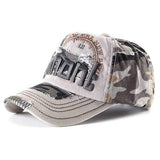 Unisex Embroidery Baseball Cap Camouflage Casual Outdoor Hip-hop Hat
