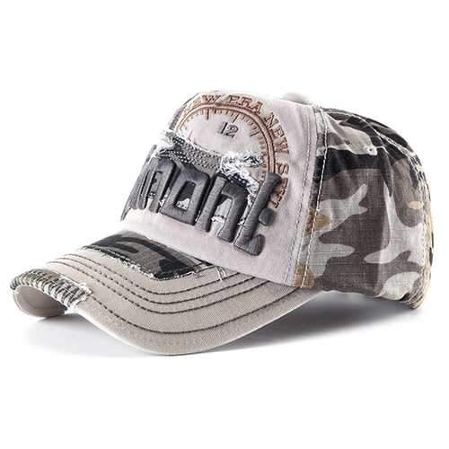 Unisex Embroidery Baseball Cap Camouflage Casual Outdoor Hip-hop Hat