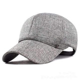 Unisex Leisure Baseball Cap Outdoor Shade Hat Cotton and Linen Fabrics