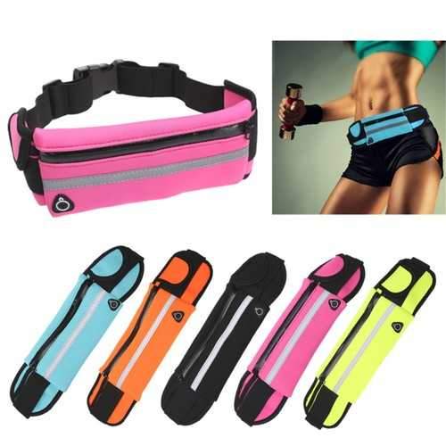 Unisex Waist Belt Bag Sport Fitness Running Jogging Marathon Gym Adjustable Waist Accessories