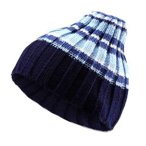 Unisex Crochet Knitted Beanie Hat Knitting Mixed Color Elastic Stretchable Outdoor Warm SKiing Cap