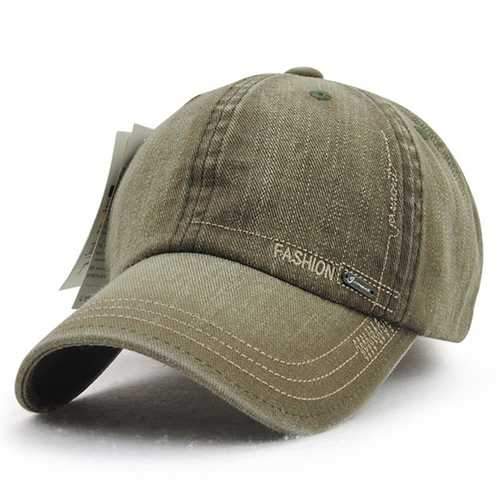 Unisex Cotton Washed Denim Baseball Cap Vintage Adjustable Golf Snapback Hat