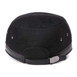 Unisex Woolen PU Leather Earflap Ear Muffs Baseball Cap