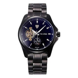 TEVISE Brand Mechanical Watch Fashion Stainless Steel Strap Business Men Wrist Watch 8377-001
