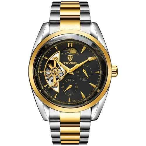 TEVISE Business Styele Mechanical Watch Elegant Fine Steel Fashion Men Wrist Watch 795A