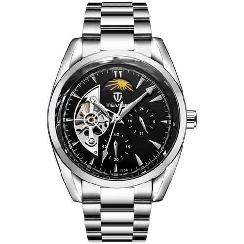 TEVISE Business Styele Mechanical Watch Elegant Fine Steel Fashion Men Wrist Watch 795A