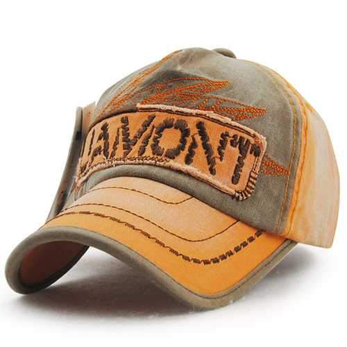 Unisex Cotton Embroidery Washed Vintage Baseball Cap Adjustable Golf Snapback Hat For Men Women