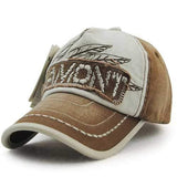 Unisex Cotton Embroidery Washed Vintage Baseball Cap Adjustable Golf Snapback Hat For Men Women