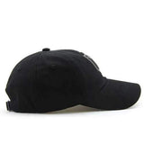 Unisex Cotton U Letter Embroidery Punching Hole Baseball Cap Adjustable Snapback Hat For Men Women