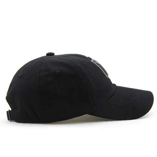 Unisex Cotton U Letter Embroidery Punching Hole Baseball Cap Adjustable Snapback Hat For Men Women