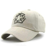 Unisex Cotton Vintage Five Star Embroidery Baseball Cap Adjustable Golf Snapback Hat For Men Women