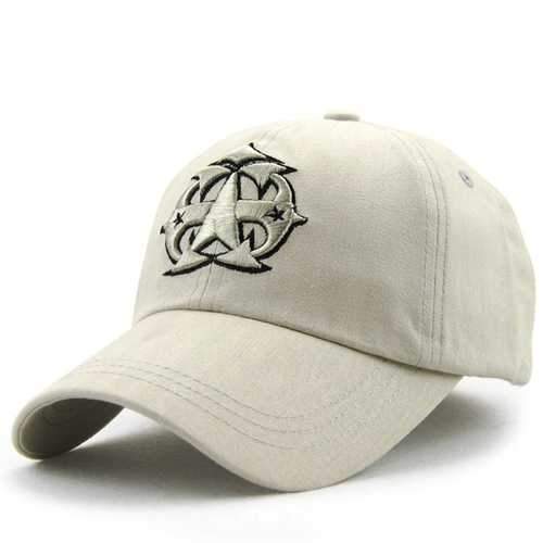 Unisex Cotton Vintage Five Star Embroidery Baseball Cap Adjustable Golf Snapback Hat For Men Women