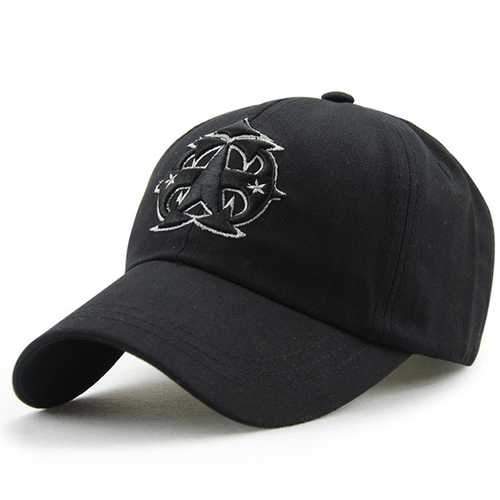 Unisex Cotton Vintage Five Star Embroidery Baseball Cap Adjustable Golf Snapback Hat For Men Women