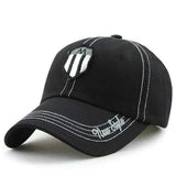 Unisex Cotton Washed Shield Embroidery Baseball Cap Adjustable Golf Snapback Hat For Men Women