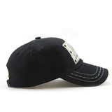 Unisex Cotton Vintage Embroidery Baseball Cap Adjustable Golf Snapback Hat For Men Women