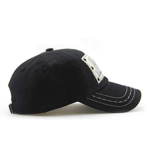 Unisex Cotton Vintage Embroidery Baseball Cap Adjustable Golf Snapback Hat For Men Women