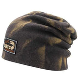 Unisex Knitted Beanie Hat Baggy Slouchy Knitting Mens Skiing Outdoor Elastic Cap