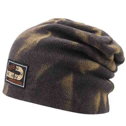 Unisex Knitted Beanie Hat Baggy Slouchy Knitting Mens Skiing Outdoor Elastic Cap