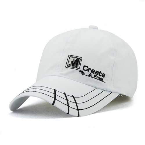 Unisex Baseball Embroidery Caps Summer Sunscreen Hip-Hop Cap Quick Drying Hats