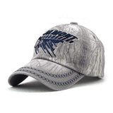 Unisex Cotton Washed Vintage Embroidery Baseball Cap Adjustable Golf Snapback Hat