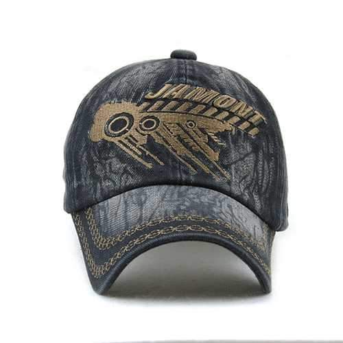 Unisex Cotton Washed Vintage Embroidery Baseball Cap Adjustable Golf Snapback Hat