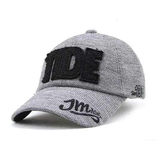 Unisex Cotton Blend TIDE Letter Embroidery Baseball Cap Adjustable Golf Snapback Hat For Men Women