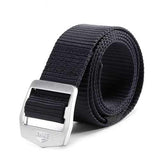 120CM Weaven Nylon Alloy Buckle Belt Military Tactical Durable Outdoor Sport Pants Strip