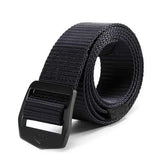 120CM Weaven Nylon Alloy Buckle Belt Military Tactical Durable Outdoor Sport Pants Strip