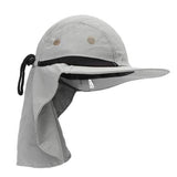 Unisex Boonie Snap Hat Brim Ear Neck Cover Sun Flap Cap Hunting Fishing Boating Hiking
