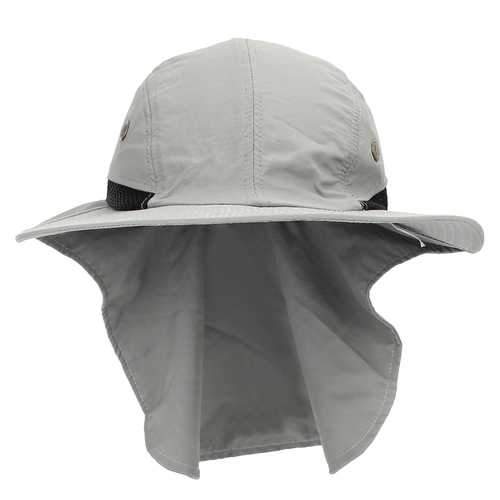 Unisex Boonie Snap Hat Brim Ear Neck Cover Sun Flap Cap Hunting Fishing Boating Hiking