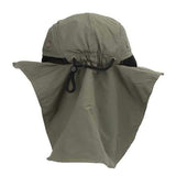 Unisex Boonie Snap Hat Brim Ear Neck Cover Sun Flap Cap Hunting Fishing Boating Hiking