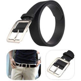 Men Business PU Leather Belts Casual Pin Buckle
