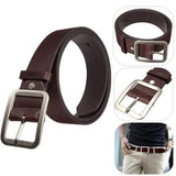 Men Business PU Leather Belts Casual Pin Buckle