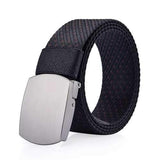 125CM Mens Women Nylon Alloy Buckle Belt Outdoor Casual Military Tactical Durable Pants Strips