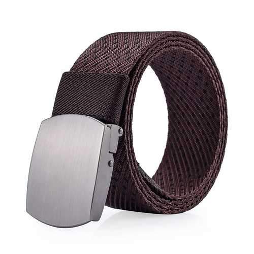 125CM Mens Women Nylon Alloy Buckle Belt Outdoor Casual Military Tactical Durable Pants Strips