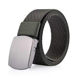 125CM Mens Women Nylon Alloy Buckle Belt Outdoor Casual Military Tactical Durable Pants Strips