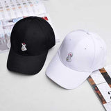 Men Women Hand Embroidery Dad Baseball Cap Adjustable Strap Back Trucker Hats