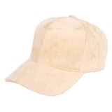 Unisex Solid Suede Baseball Cap Summer Sports Adjustable Outdoor Snapback Hip-hop Hat