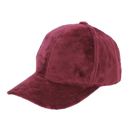 Unisex Solid Suede Baseball Cap Summer Sports Adjustable Outdoor Snapback Hip-hop Hat