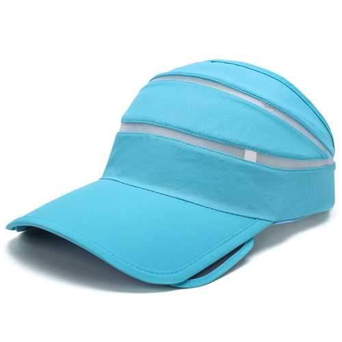 Unisex Retractable Wide Brim Sun Hat Summer Breathable Outdoor Beach Baseball Cap