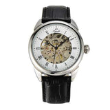 LYNDO Mechanical Watch Self-winding Leather Watch Band Fashion Classic Casual Men Watch