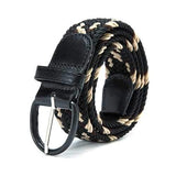 Unisex Mens Women Stretch Elastic Belt Fashion Alloy Pin Buckle Belt Waistband Pants Strip
